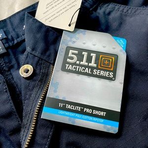 5.11 tactical 11” taclite pro shorts.  36 inch waist.  Navy blue
